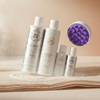 Haetsia Revitalizing Set – La Renaissance Shampoo and La Primavera Conditioner with scalp brush and steam effect