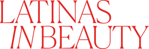 Latinas in Beauty logo – professional network representing Latina leaders in the beauty industry, featuring Haetsia co-founder Angelica